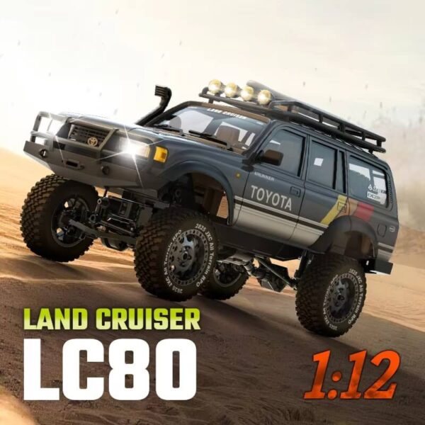 1:12 Scale LC80 Land Cruiser Rock Crawler Remote Control Off-Road Full Proportional Vehicle
