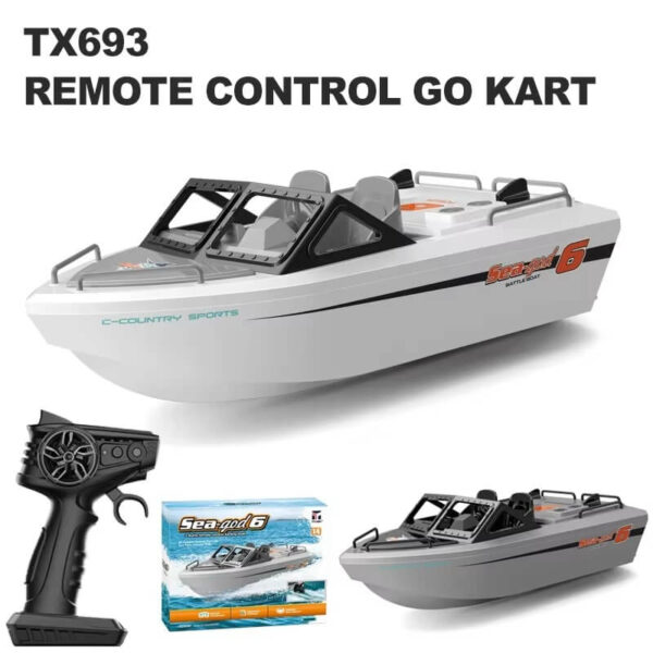 1:12 Scale TX693 Remote Control Boat go kart Brushless Karting Boat 2.4G 8KM
