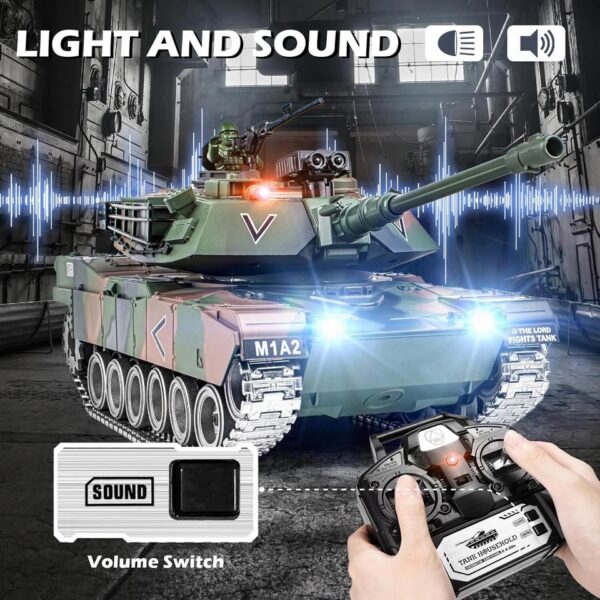 1:18 Scale M1A2 Abrams Remote Control Alloy Model RC