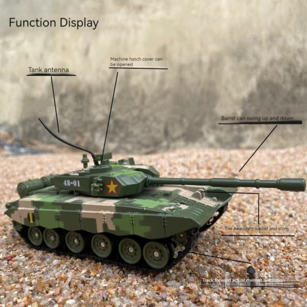 1:48 Alloy M1A2 99B Diecast Model Military tank Collection gift Display