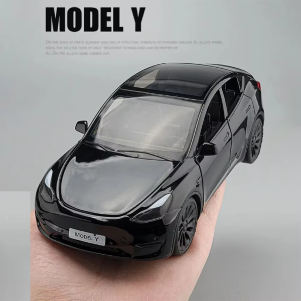 1:24 Tesla Model 3 Model Y Diecast Alloy Model Car Sound and Light