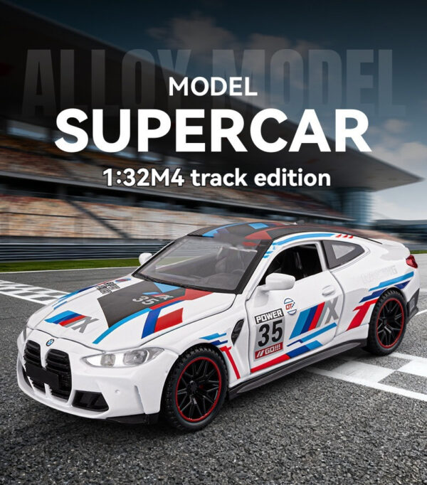 1:32 BMW M4 coating Diecasts Alloy Model Car