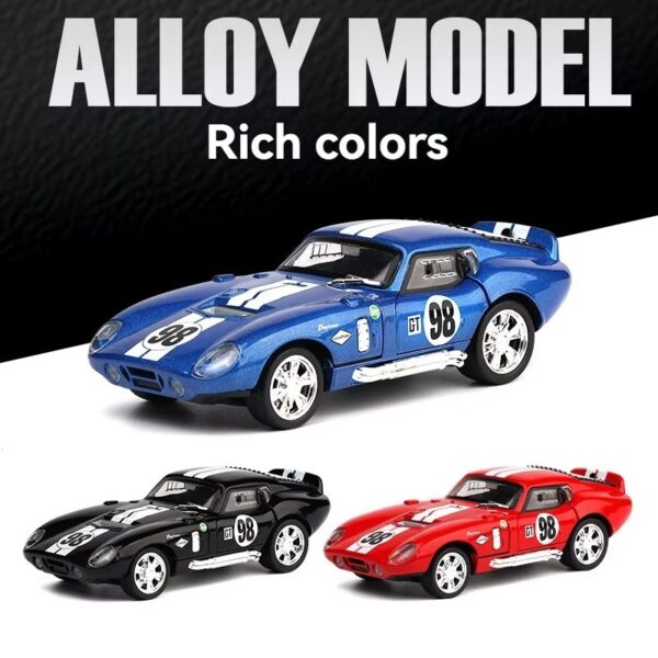 1:32 1965 Ford Shelby Cobra Daytona Coupe Diecast Model Car