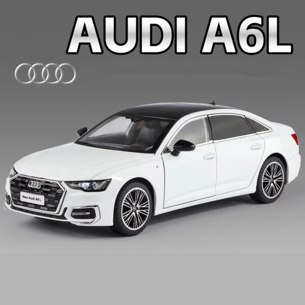 1:24 Audi A6L Quattro Alloy Diecast Model Car ( Flash Version )